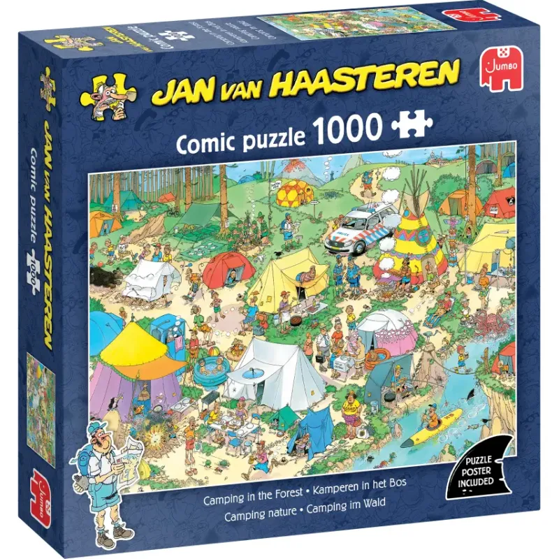 Jumbo Jan Van Haasteren: Camping in the Forest (1000)