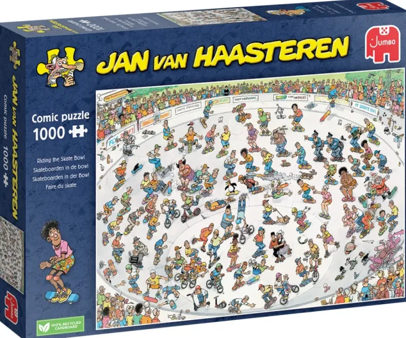 Jumbo Jan Van Haasteren: Riding The Skate Bowl (1000)