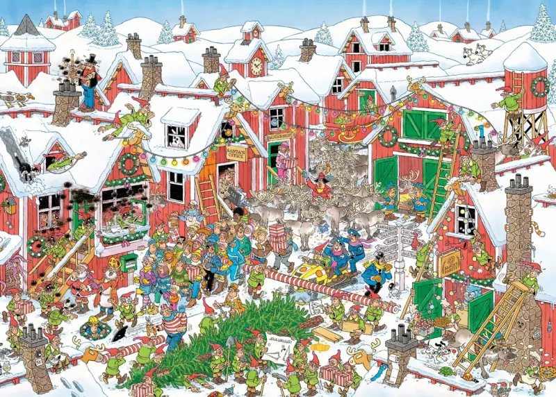 Jumbo Jan Van Haasteren: Santa's Village (1000)