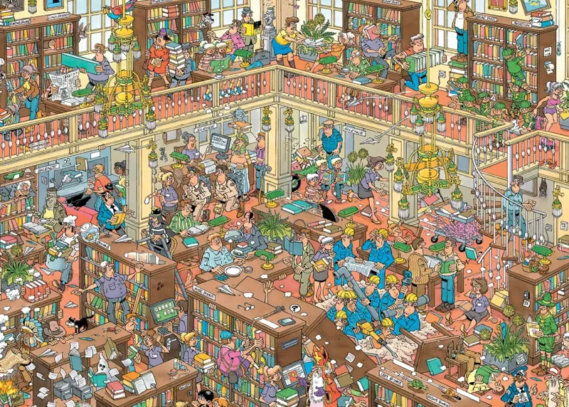 Jumbo Jan Van Haasteren: The Library XL (500)