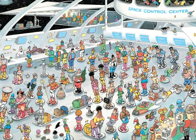 Jumbo Jan Van Haasteren: 2 x 1000 (Give Us Some Space, All Dressed Up)