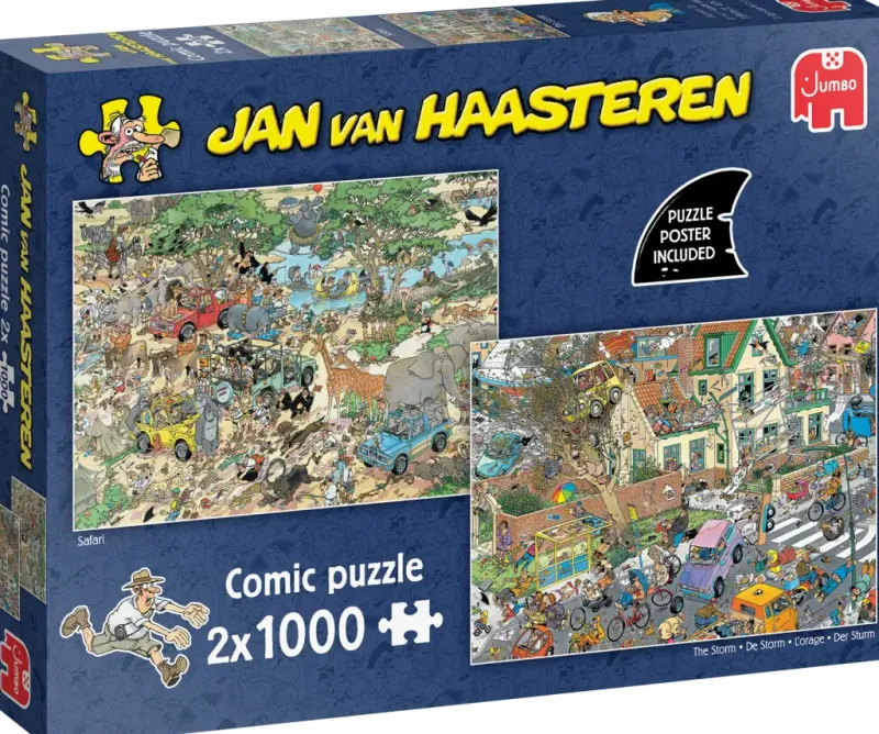 Jumbo Jan Van Haasteren: 2 x 1000 (Safari, The Storm)