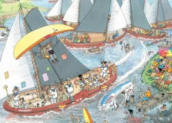 Jumbo Jan Van Haasteren: 2 x 1000 (The Cheese Market, Sailboat Race)