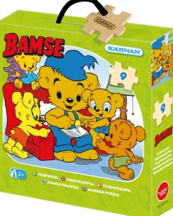 Kärnan : Träpussel - Bamse Läser (9)