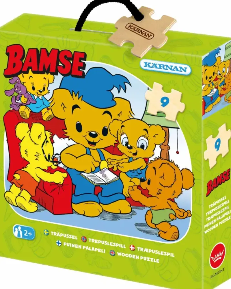 Kärnan : Träpussel - Bamse Läser (9)