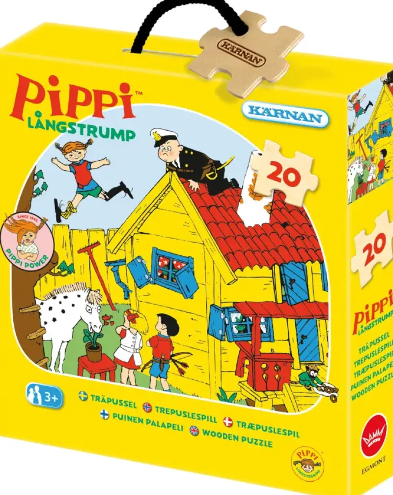 Kärnan : Träpussel - Pippi Långstrump & Villa Villekulla (20)