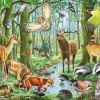 Larsen : Rampussel - Djur i Skogen vid en Bäck (40)