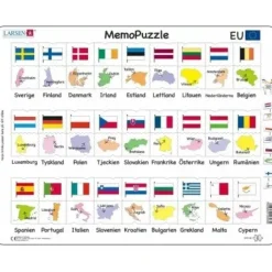 Larsen : Rampussel - MemoPuzzle, EU-Länder (54)