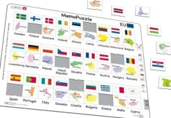Larsen : Rampussel - MemoPuzzle, EU-Länder (54)
