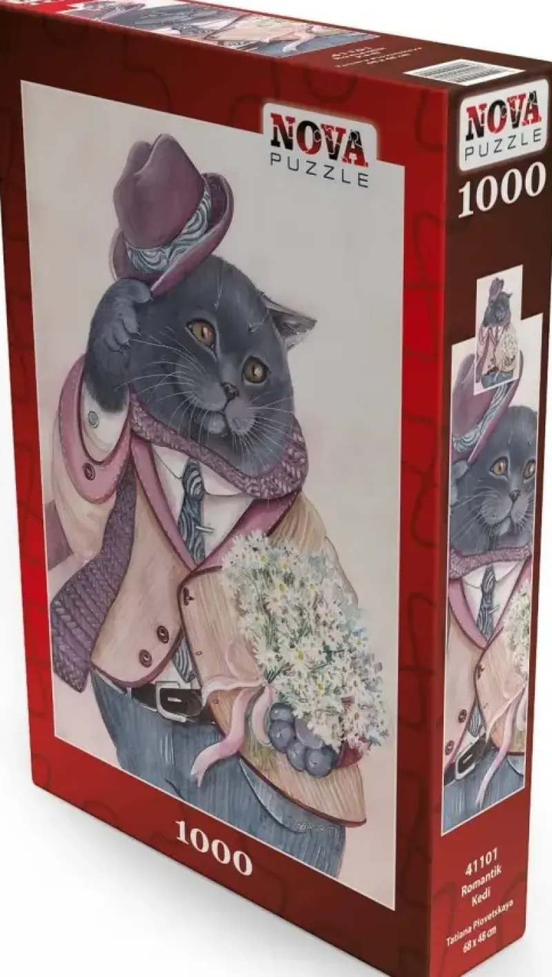 Nova Puzzle : Romantic Cat (1000)