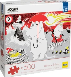 Peliko : Mumin - Moomin, Med Rött Paraply (500)