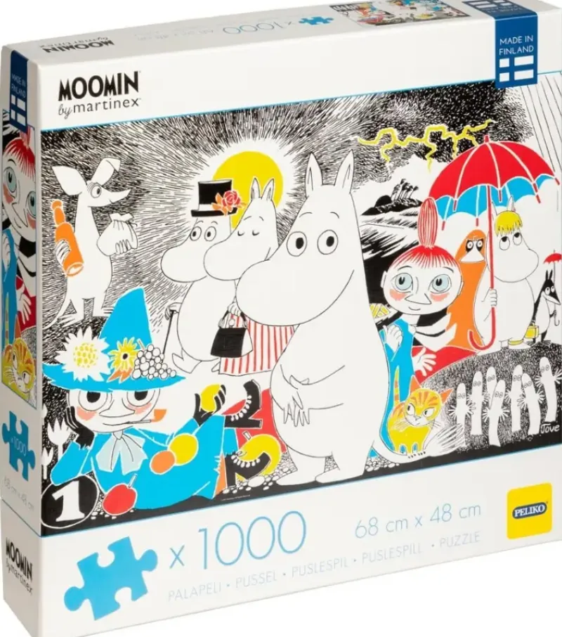 Peliko : Mumin - Moomin, Muminfamiljen i Sol och Storm (1000)