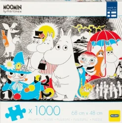 Peliko : Mumin - Moomin, Muminfamiljen i Sol och Storm (1000)