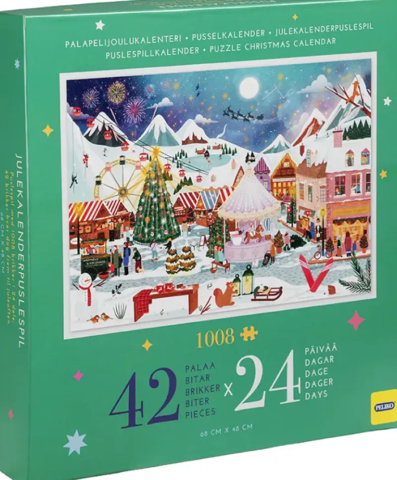 Peliko : Pusselkalender - Julmarknad (1008)