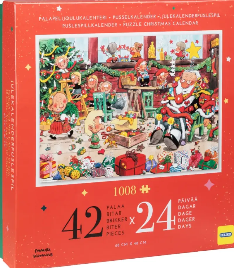 Peliko : Pusselkalender - Julpyntningsdags! (1008)