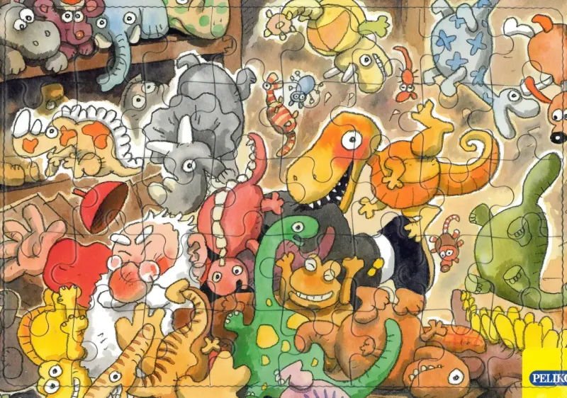 Peliko : Rampussel - Mauri Kunnas, Tomteskoj med Snögubbar & Dinosaurier (2 x 40)