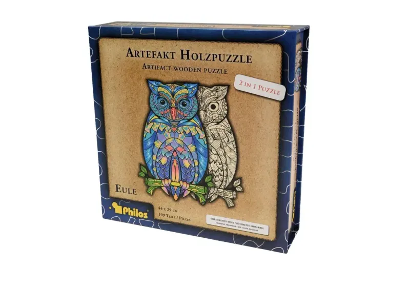 Philos : Artifact Wooden Puzzle - Owl (199)