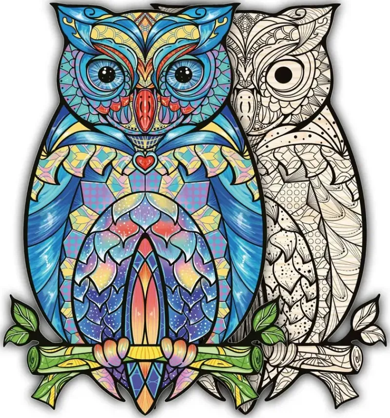 Philos : Artifact Wooden Puzzle - Owl (199)