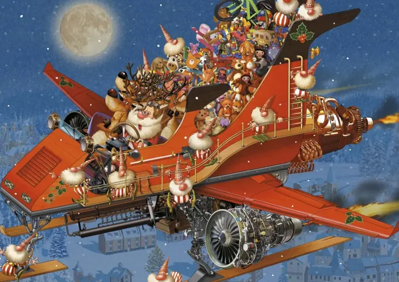Piatnik : Francois Ruyer - Christmas Jet (1000)