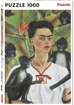 Piatnik : Frida Kahlo - Self Portrait with Monkeys (1000)
