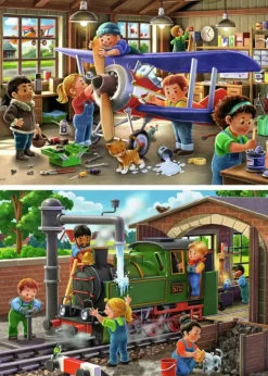 Ravensburger : Airplane and Train Repairs (2 x 24)