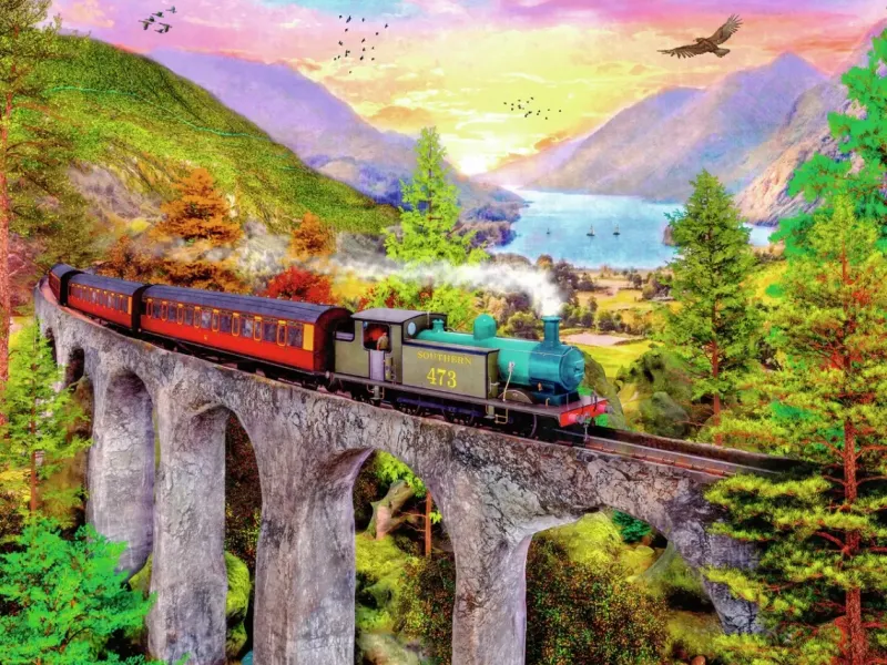 Ravensburger : Autumn Viaduct (1500)