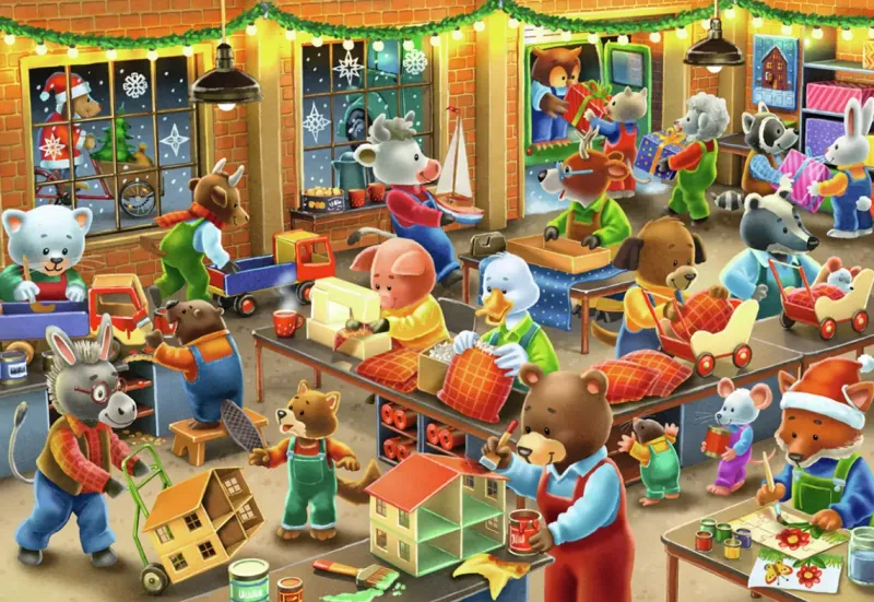 Ravensburger : Christmas Toy Factory (2 x 12)