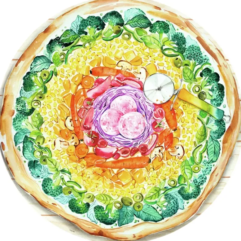 Ravensburger : Circle of Colors - Pizza (500)