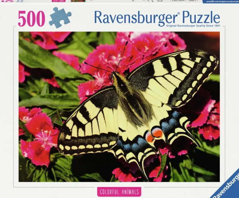 Ravensburger : Colorful Animals - Butterfly (500)