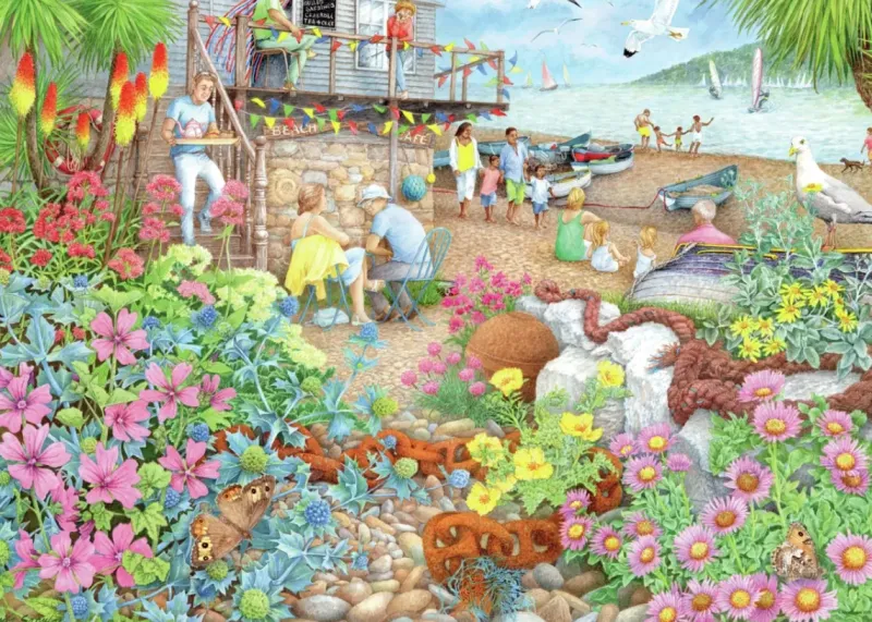 Ravensburger : Cosy Café Collection - No 1 Beach Garden Café (1000)