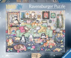 Ravensburger : Crazy Cats - Christmas Crackers (1000)