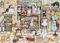 Ravensburger : Crazy Cats - Mrs Hardwick's Haberdashery (1000)
