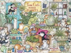 Ravensburger : Crazy Cats - Tom Cat's House Plants (500)