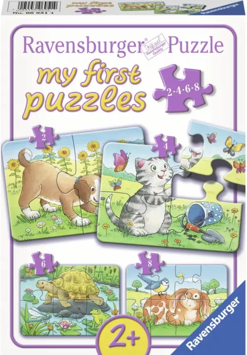Ravensburger : Cute Pets (2, 4, 6, 8)