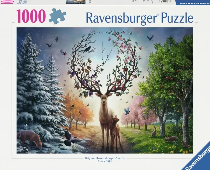 Ravensburger : Deer at Day and Night (1000)