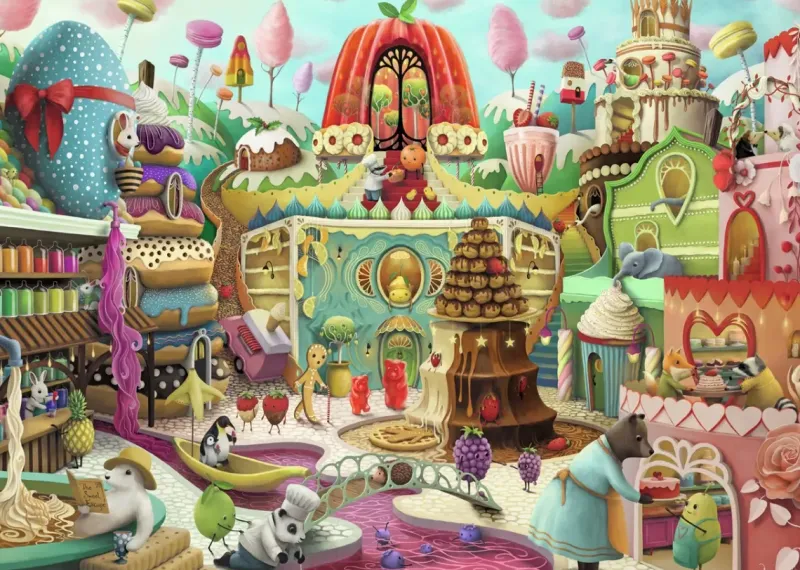 Ravensburger : Demelsa - Sweet Street (1000)