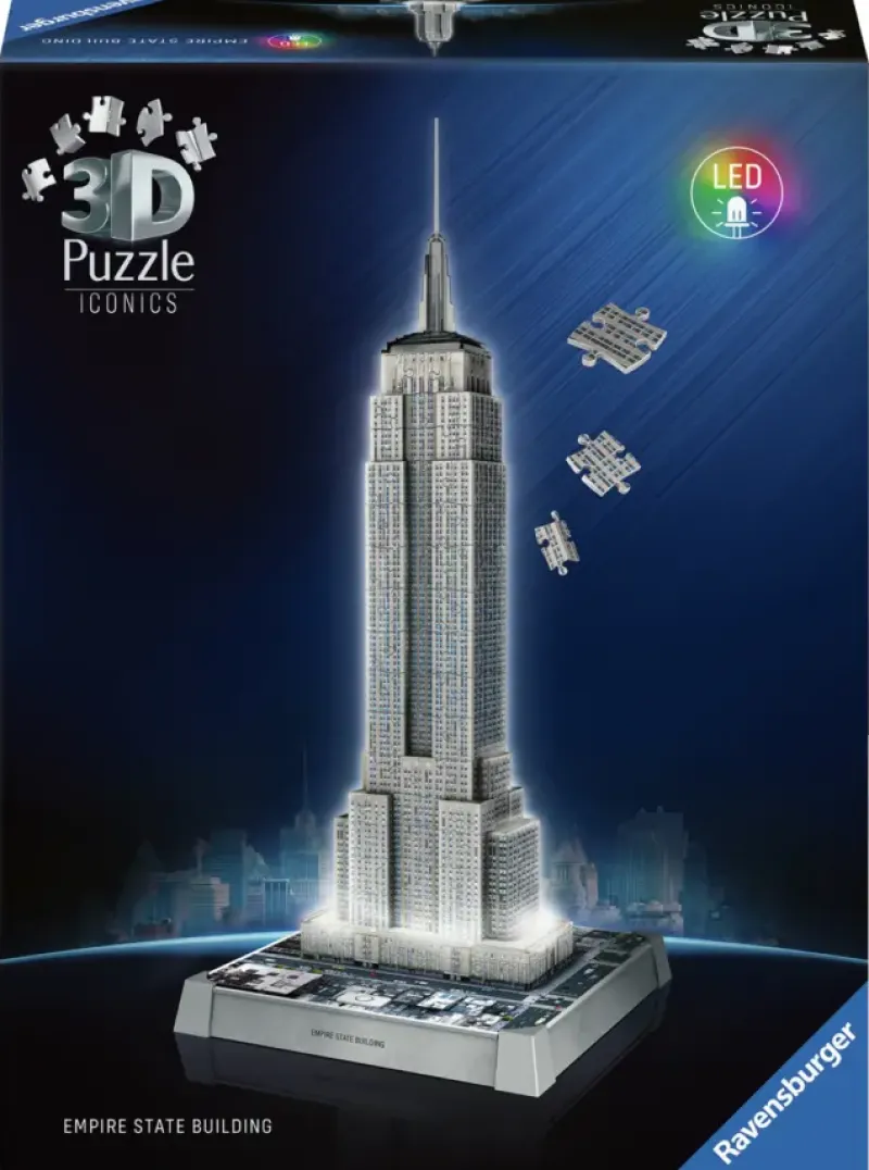Ravensburger : 3D - Empire State Building, Led Light Edition (241)