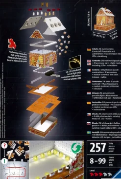 Ravensburger : 3D - Ginger Bread House - Night Edition (257)