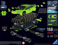 Ravensburger : 3D - Lamborghini Huracan EVO, Green (158)