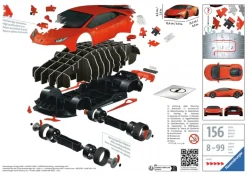 Ravensburger : 3D - Lamborghini Huracan EVO, Orange (156)