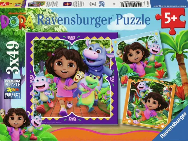 Ravensburger : Dora - Ready to Explore? (3 x 49)