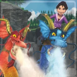 Ravensburger : Dragons - The Nine Realms, Tomas, Jun och D'Angelo (3 x 49)