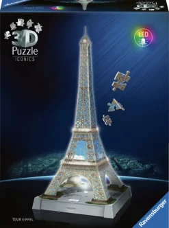 Ravensburger : 3D - Tour Eiffel, Led Light Edition (243)