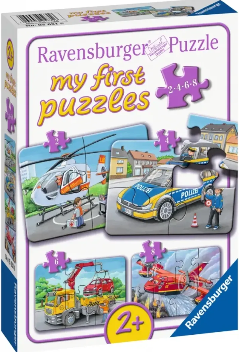 Ravensburger : Emergency Vehicles (2, 4, 6, 8)