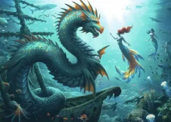 Ravensburger : Enchanted Depths - Dragon, Mermaid and Turtles (1000)