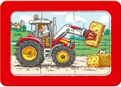Ravensburger : Excavator, Tractor and Dump Truck (3 x 6)