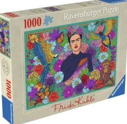 Ravensburger : Frida Kahlo's Paradise - Parrot, Monkey and Blooms (1000)