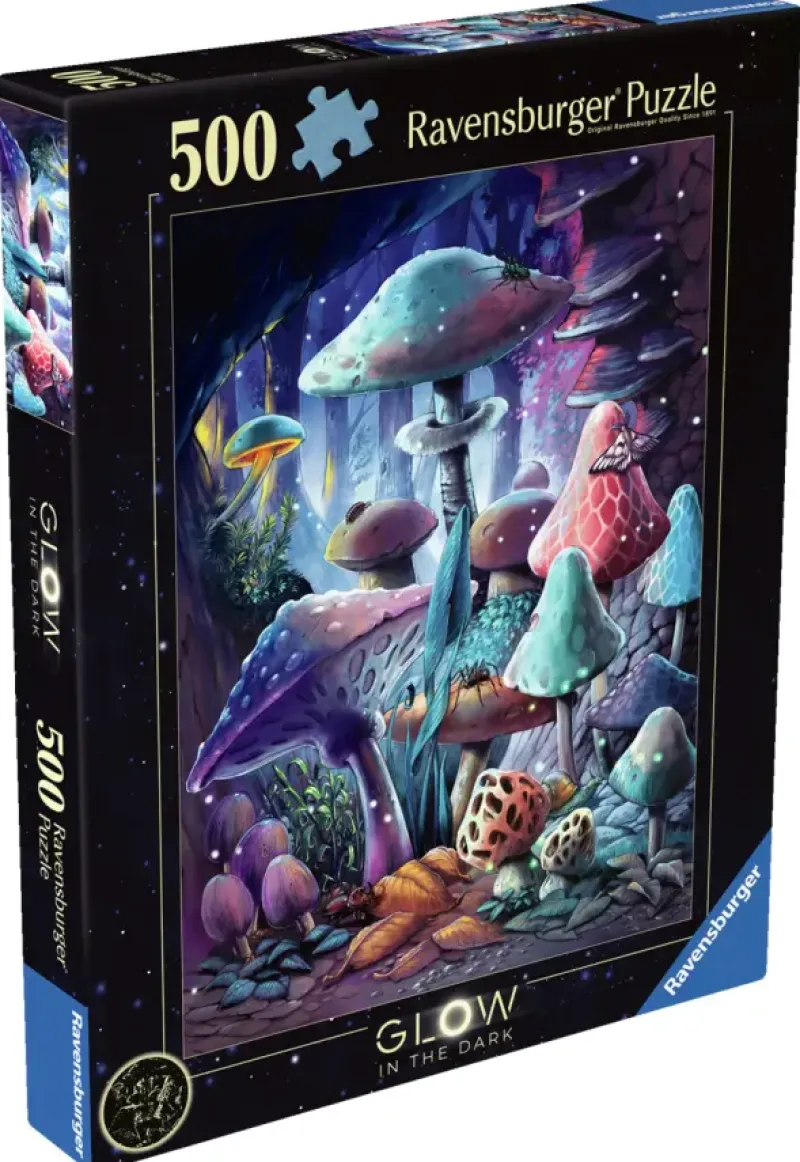 Ravensburger : Glow in the Dark - Moonlight Mushrooms (500)