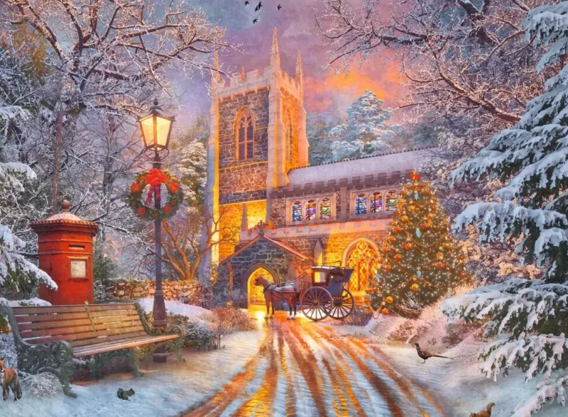 Ravensburger : Glow in the Dark - Magical Christmas (500)