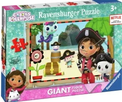 Ravensburger : Golvpussel - Gabbys Dollhouse, Gabbys Pirate Adventures! (24)